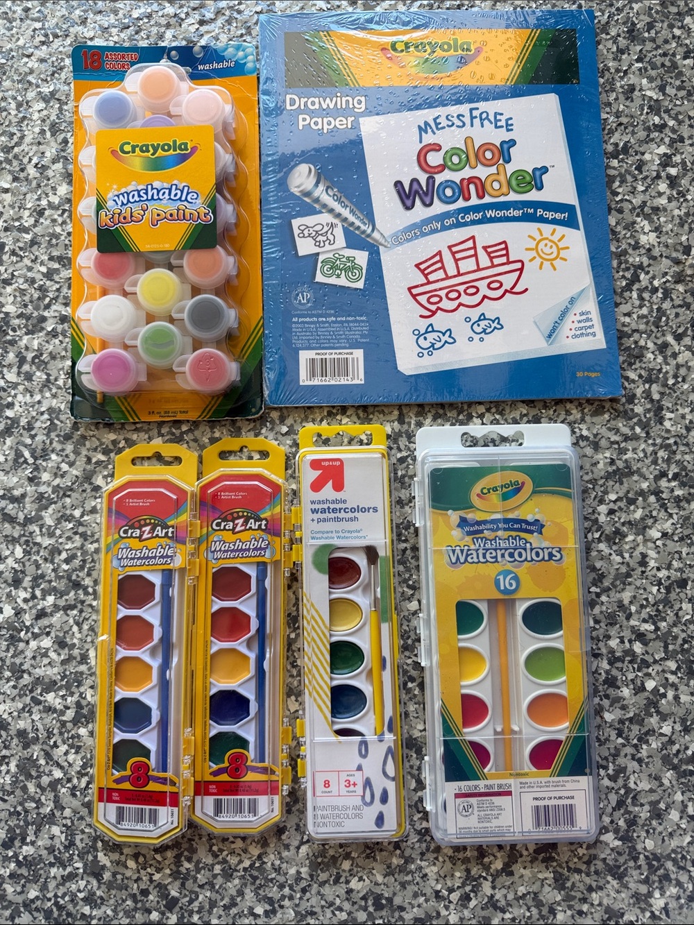 Crayola Washable Paint & Color Wonder Art Set - Multicolor